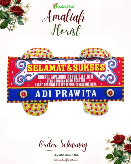 Papan Bunga Ucapan Selamat Milangasri